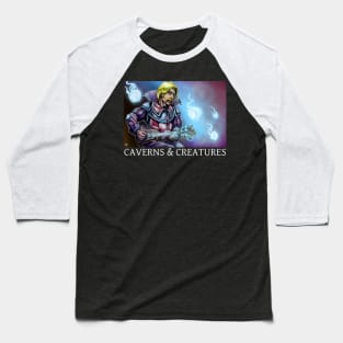 Caverns & Creatures: Dancing Lights Baseball T-Shirt